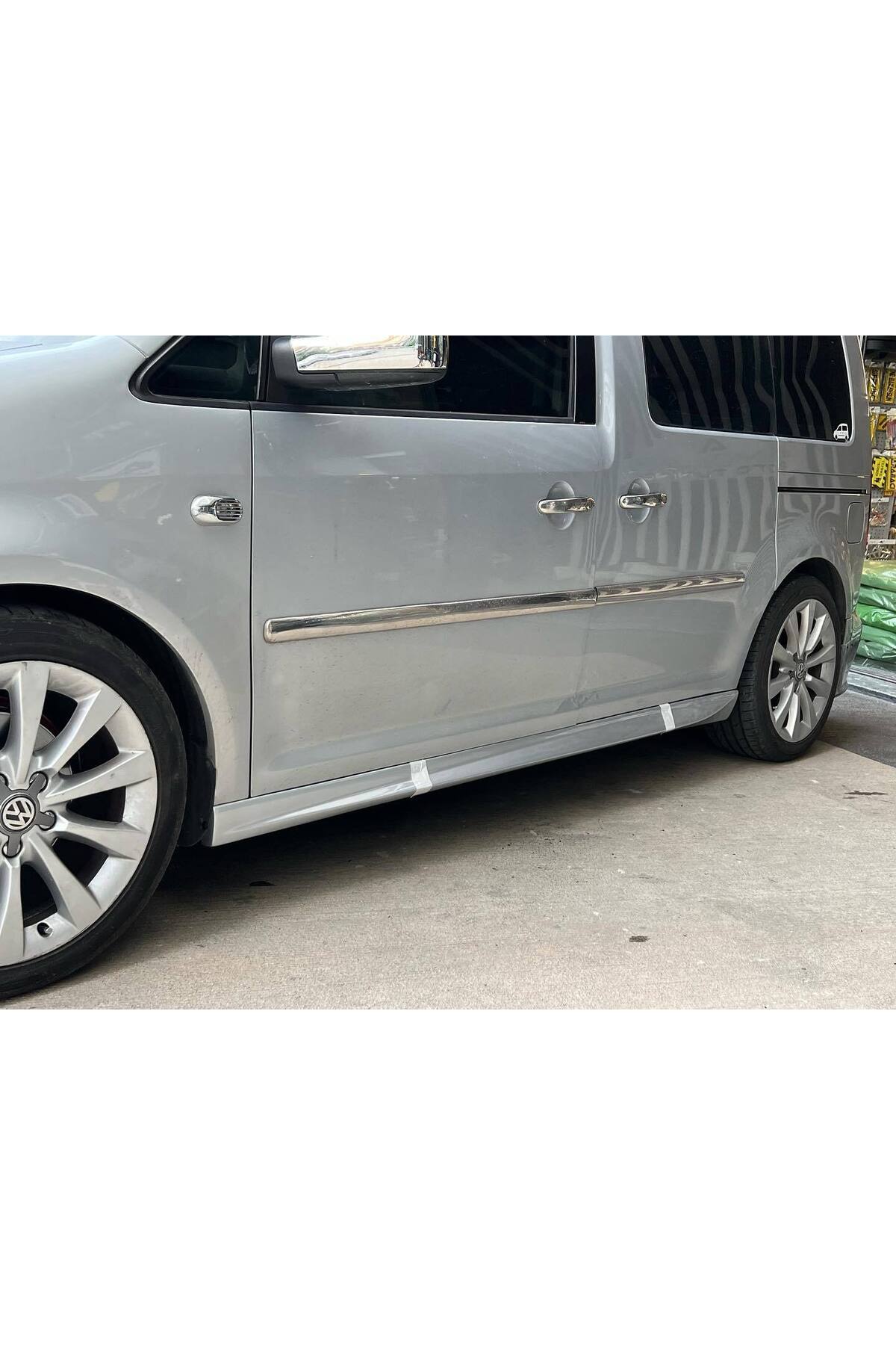 Volkswagen Caddy 2004-2020 Boyasız Plastik Aero Marşpiyel Takımı 5