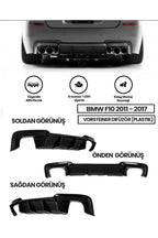 BMW F10 2011-2017 Vorsteiner Plastik Difüzör Orijinal Uyumlu Ve Şık Tasarım