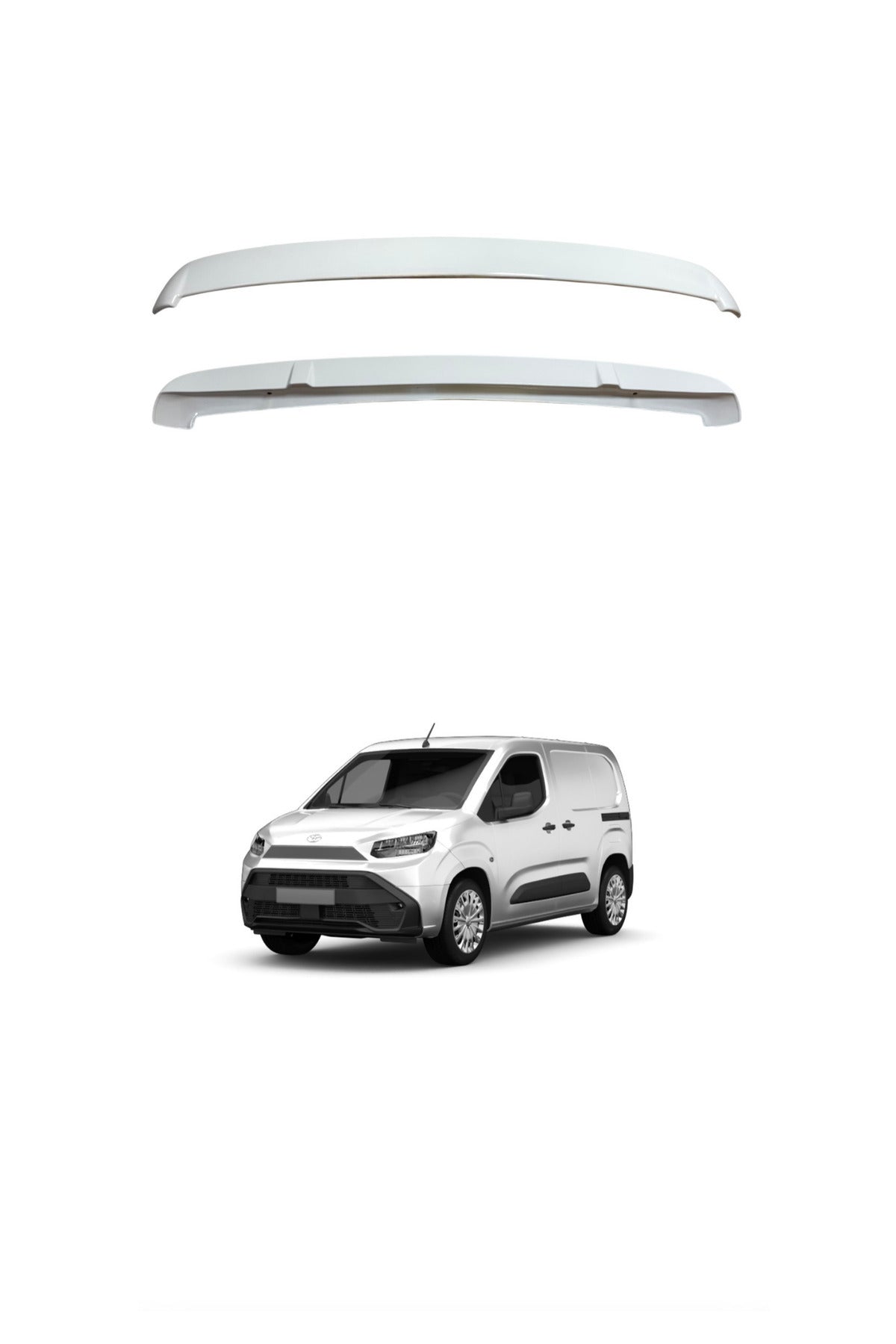 TOYOTA PROACE UYUMLU PLASTİK BEYAZ BOYALI SPOİLER 3