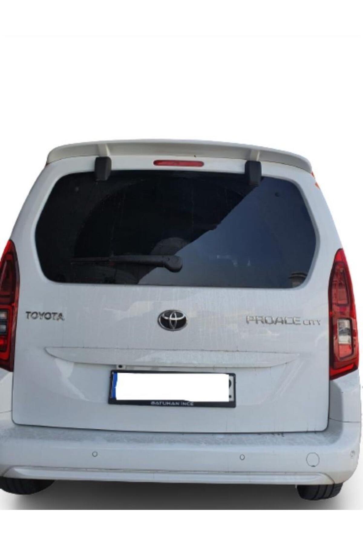 TOYOTA PROACE UYUMLU PLASTİK BEYAZ BOYALI SPOİLER
