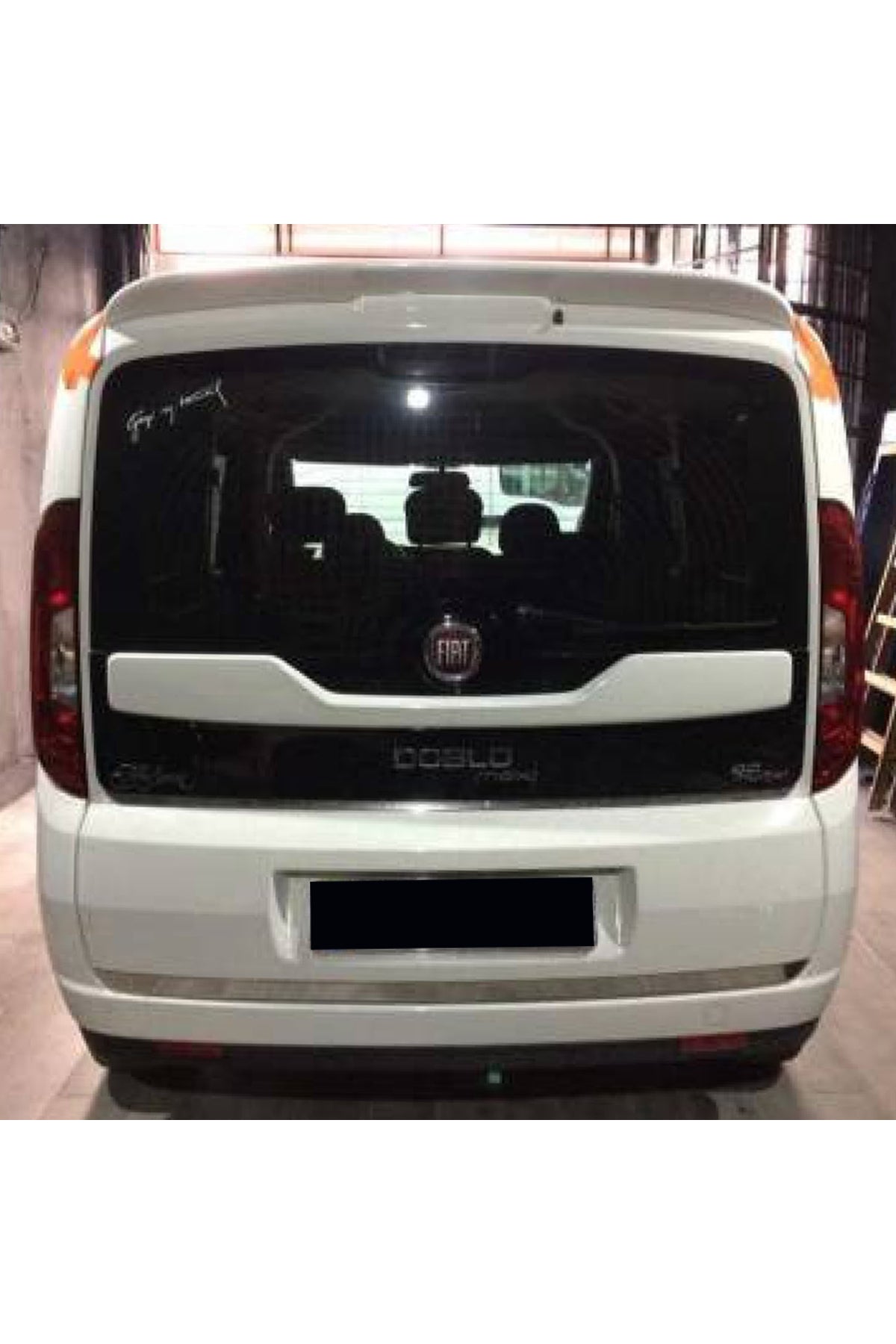 Fiat Doblo 2011-2023 249 BEYAZ BOYALI Spoiler 2