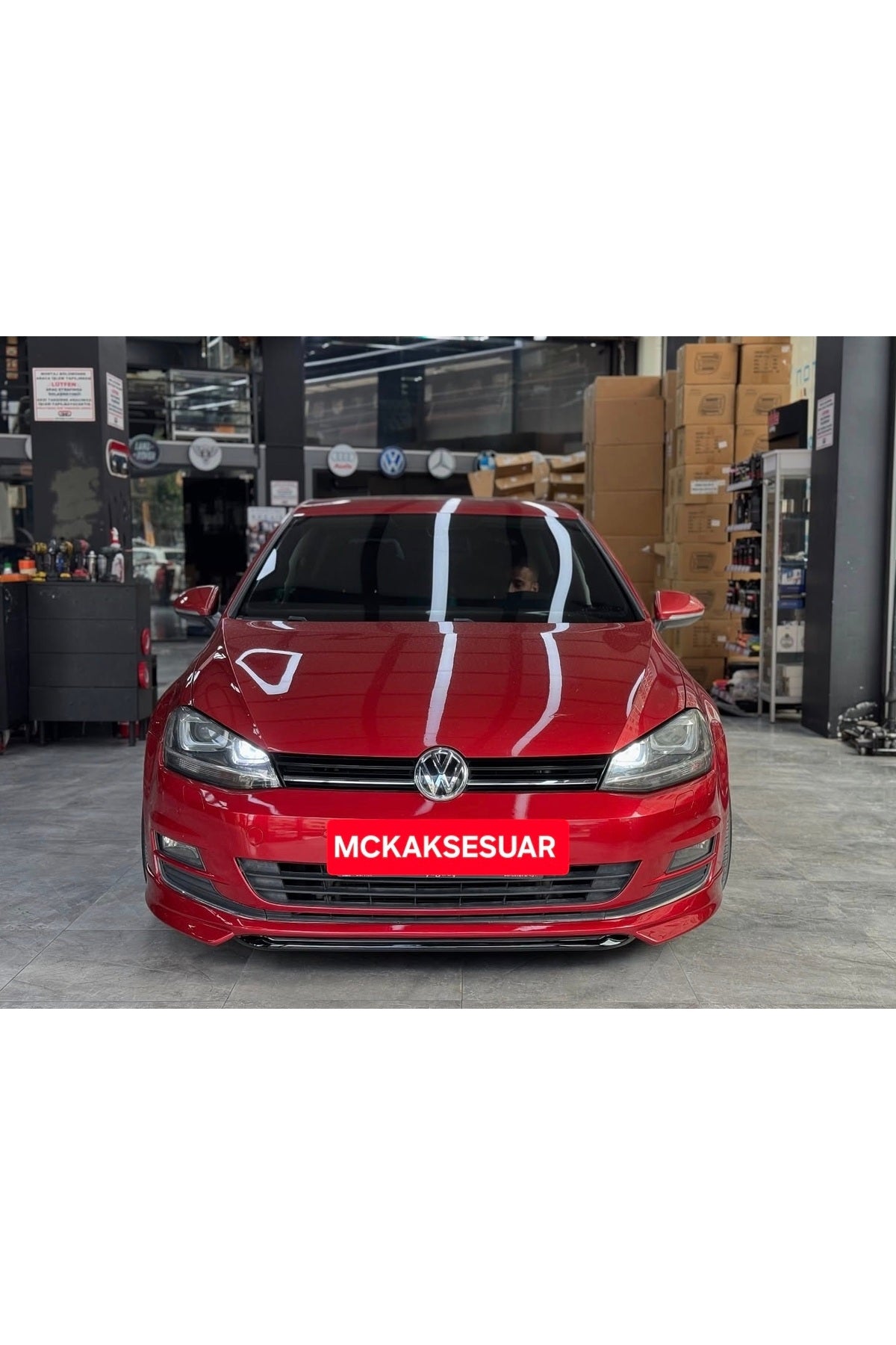 Volkswagen Golf 7 Uyumlu Body Kit Seti Plastik 4