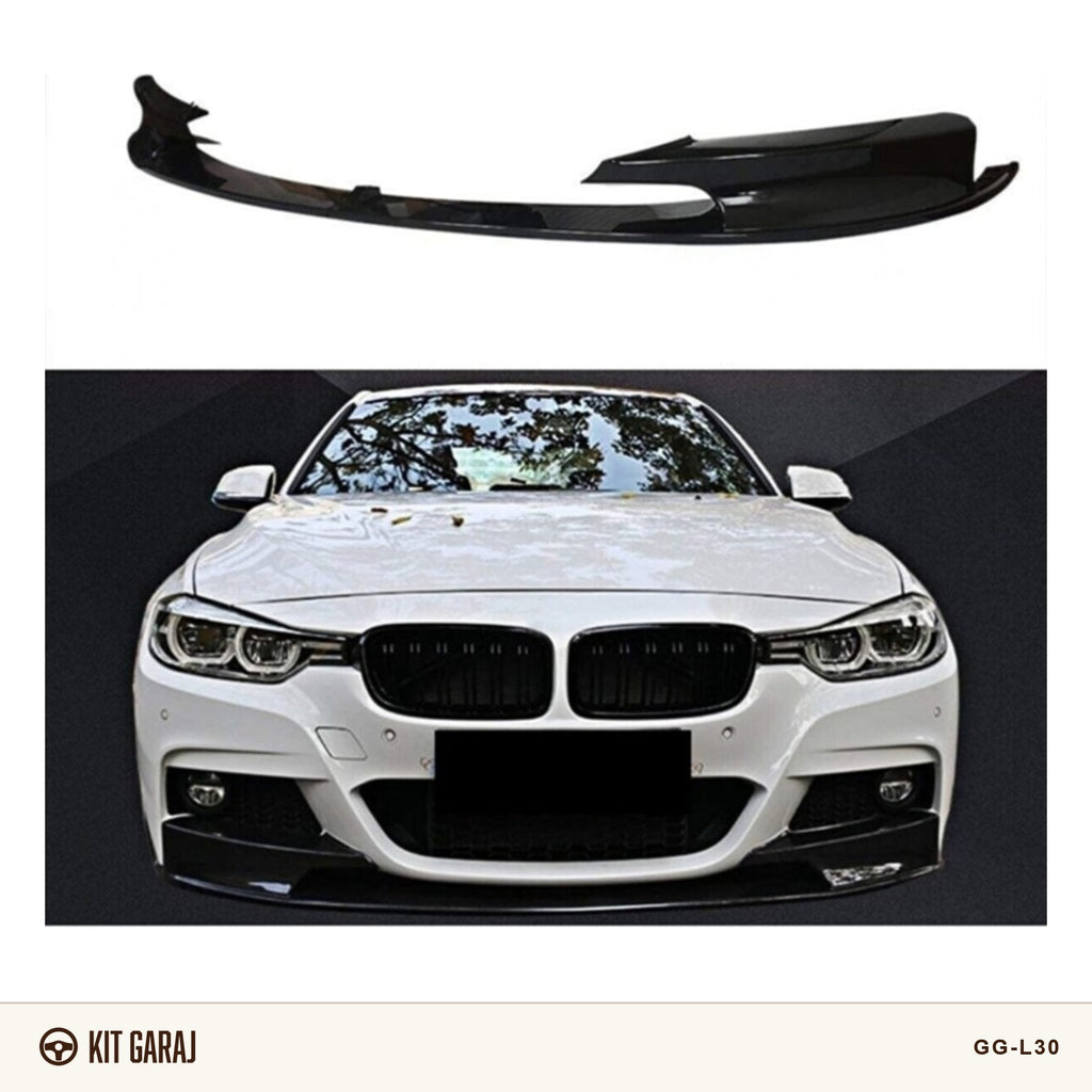 BMW F30 M-Tech Piano Black Ön Lip (Plastik) Boyalı
