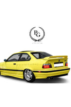 BMW E36 Yan Marşpiyel K Modeli Çizgi Model Sağ Sol Set (plastik) Boyasız Mat Siyah