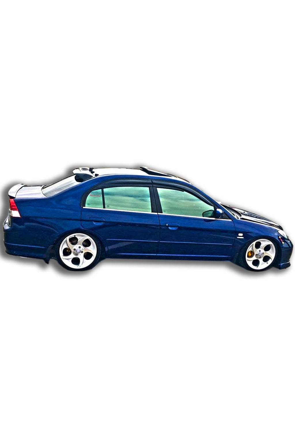Honda Civic Vtec 2 2001-2006 Parlak Siyah Plastik Cam Üstü Spoiler