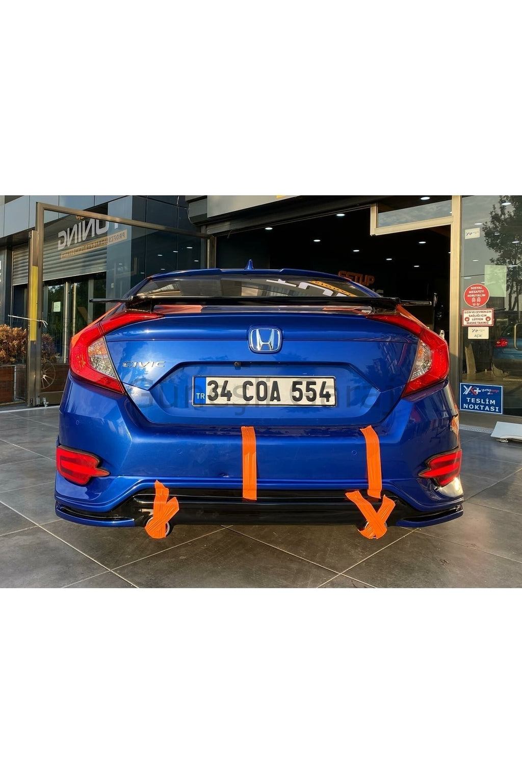 Honda Civic Fc5 Makyajsız Turbo Body Kit Seti Plastik