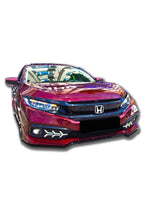 Honda Civic Fc5 2019-2021 Makyajlı Kasa Uyumlu Mugen Body Kit Seti Boyasız Plastik